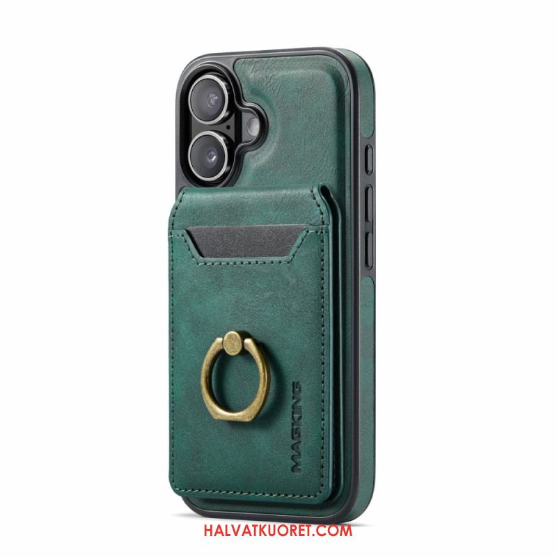 Kuori iPhone 17 Magsafe Rfid-korttipidikkeellä Ja Integroidulla Jalustalla