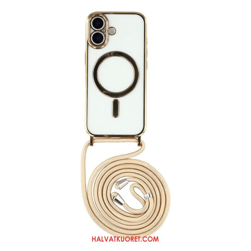 Kuori iPhone 17 Magsafe-yhteensopiva Läpinäkyvä Johdollinen Suojakuori Suojakuori