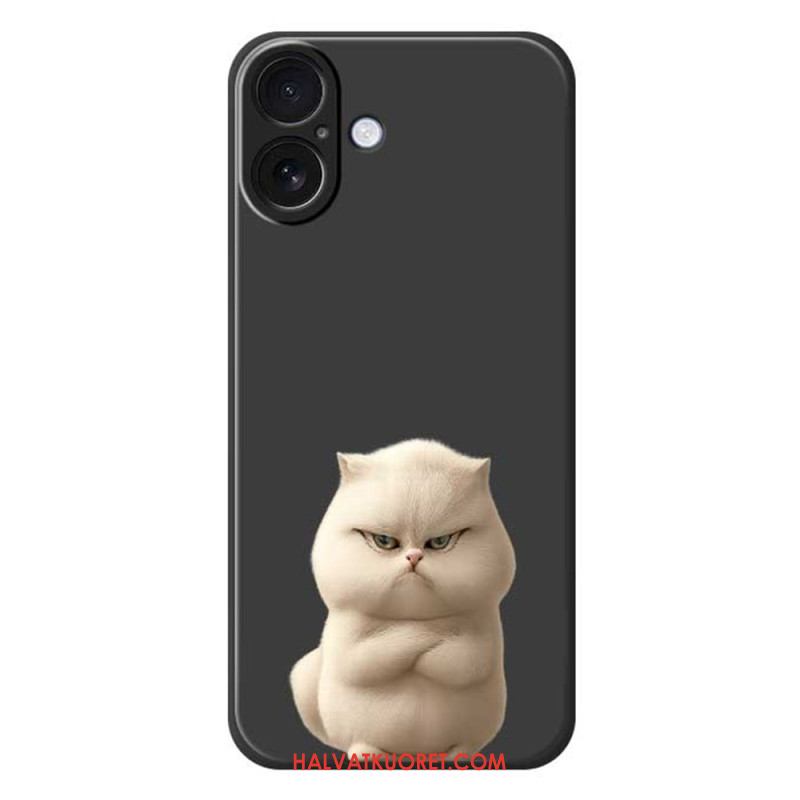 Kuori iPhone 17 Nestemäinen Silikoni Angry Cat
