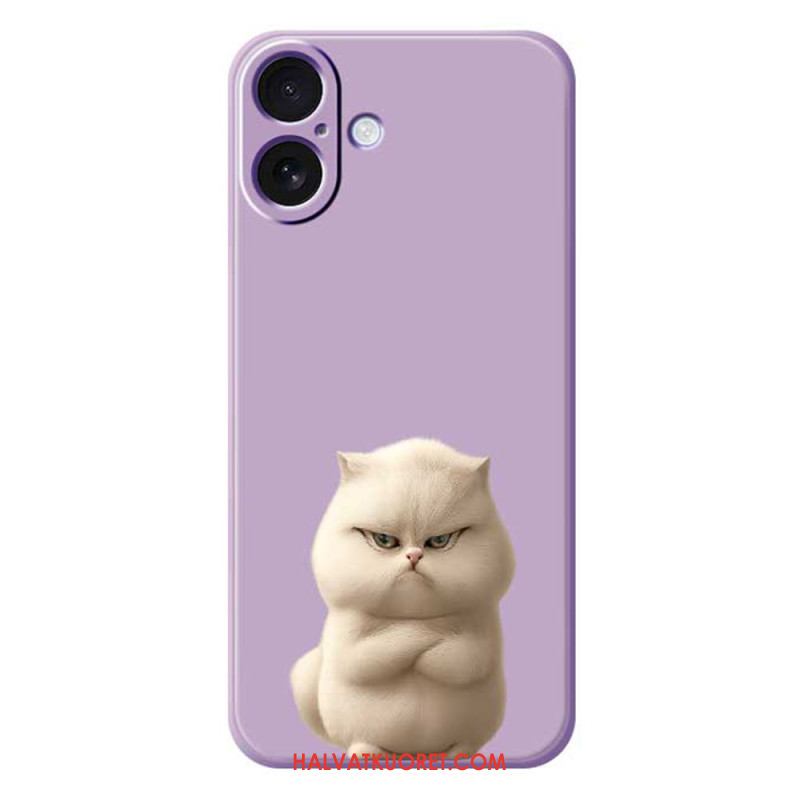 Kuori iPhone 17 Nestemäinen Silikoni Angry Cat