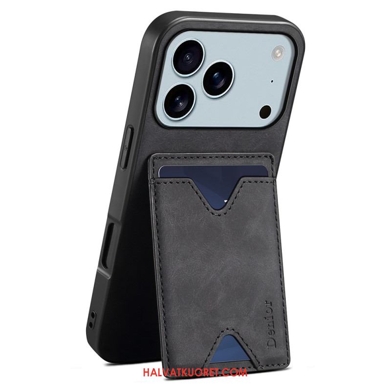 Kuori iPhone 17 Pro Denior-korttikotelo Ja Jalusta