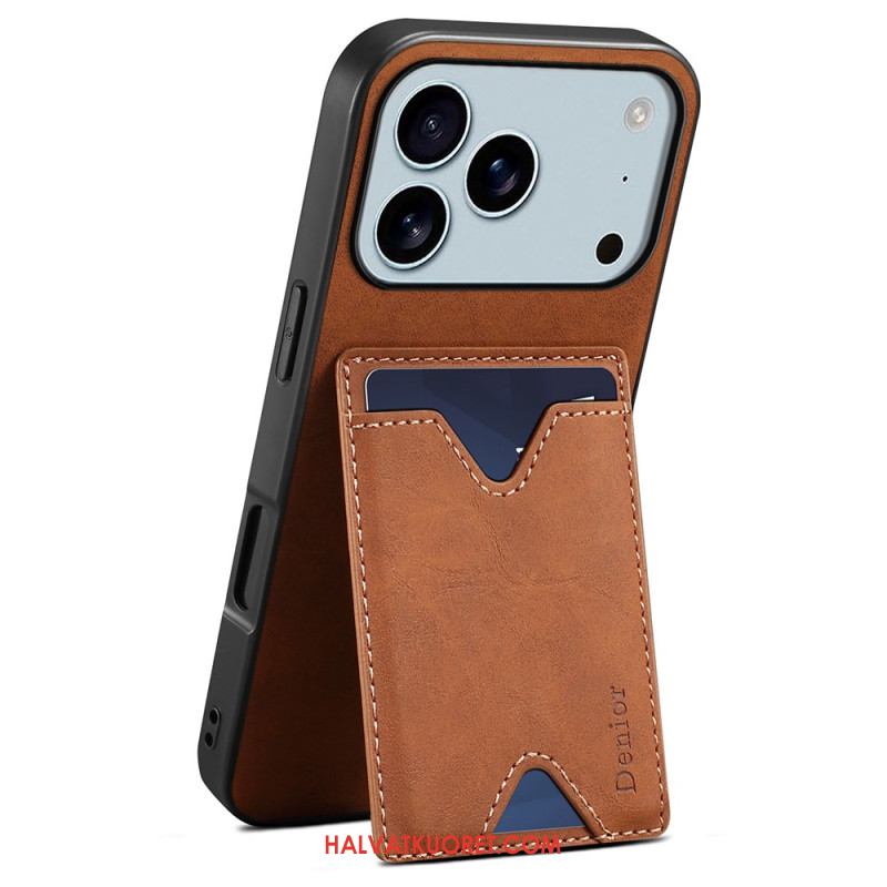 Kuori iPhone 17 Pro Denior-korttikotelo Ja Jalusta