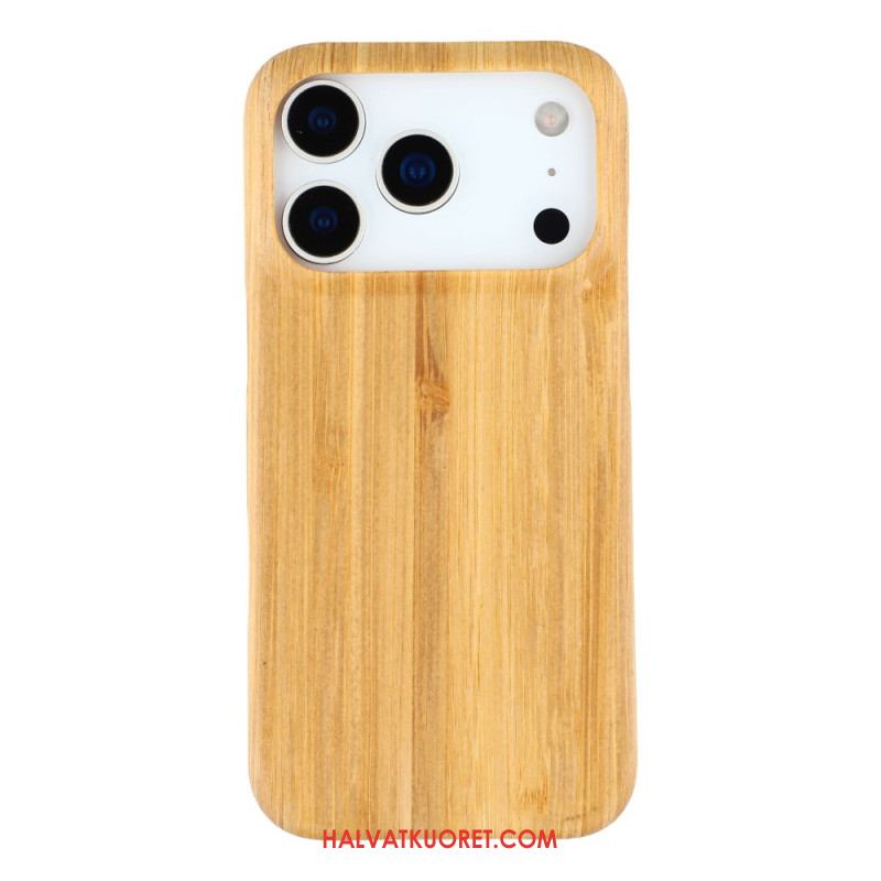 Kuori iPhone 17 Pro Luonnonpuu Suojakuori