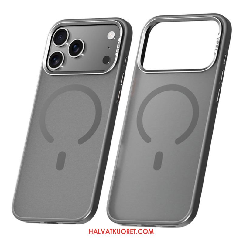 Kuori iPhone 17 Pro Magsafe-yhteensopiva Puoliläpinäkyvä
