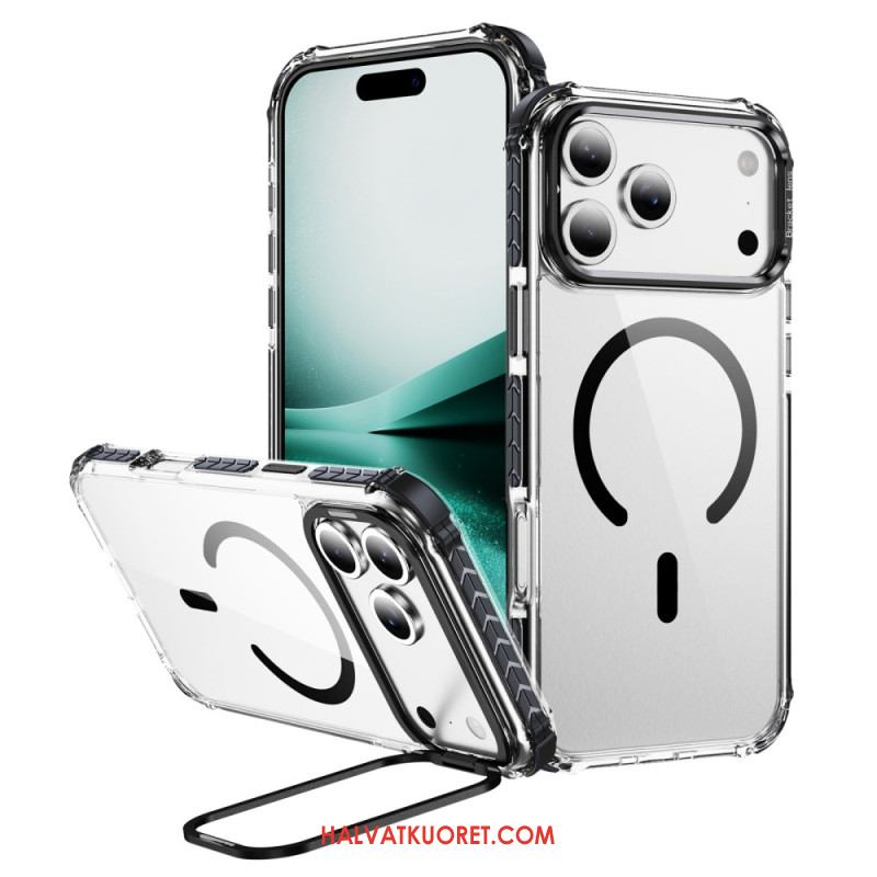 Kuori iPhone 17 Pro Magsafe-yhteensopiva Sisäänrakennetun Jalustan Kanssa