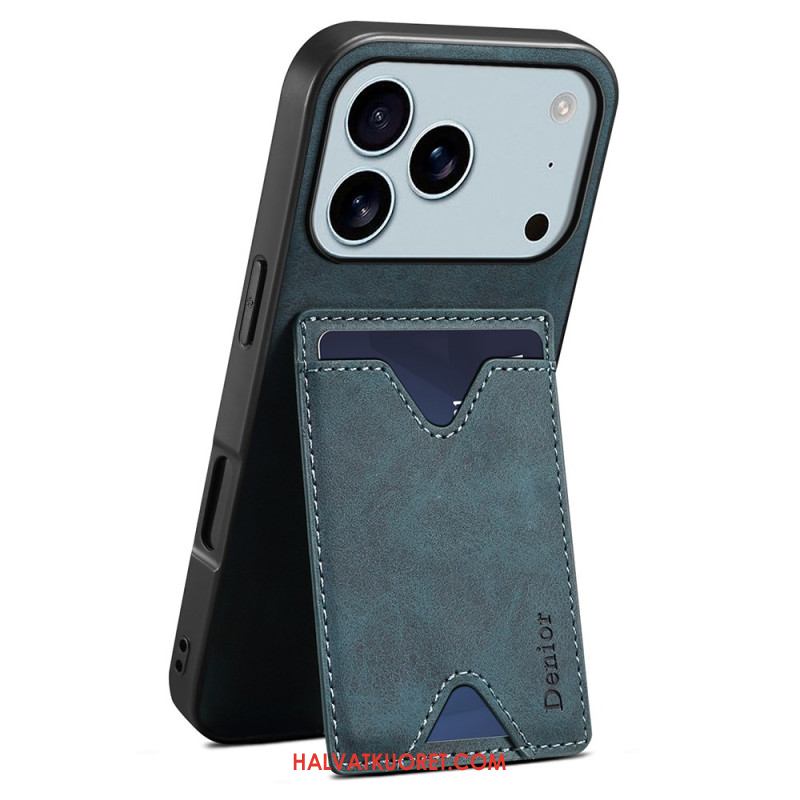 Kuori iPhone 17 Pro Max Denior Korttikotelo Ja Teline