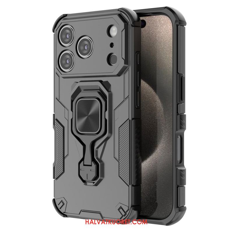 Kuori iPhone 17 Pro Max Kestävä Sormus Suojakuori