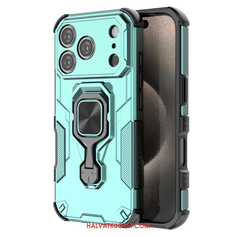 Kuori iPhone 17 Pro Max Kestävä Sormus Suojakuori