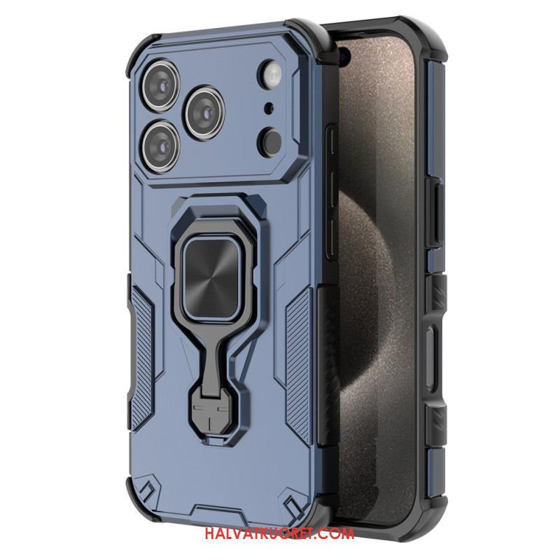 Kuori iPhone 17 Pro Max Kestävä Sormus Suojakuori