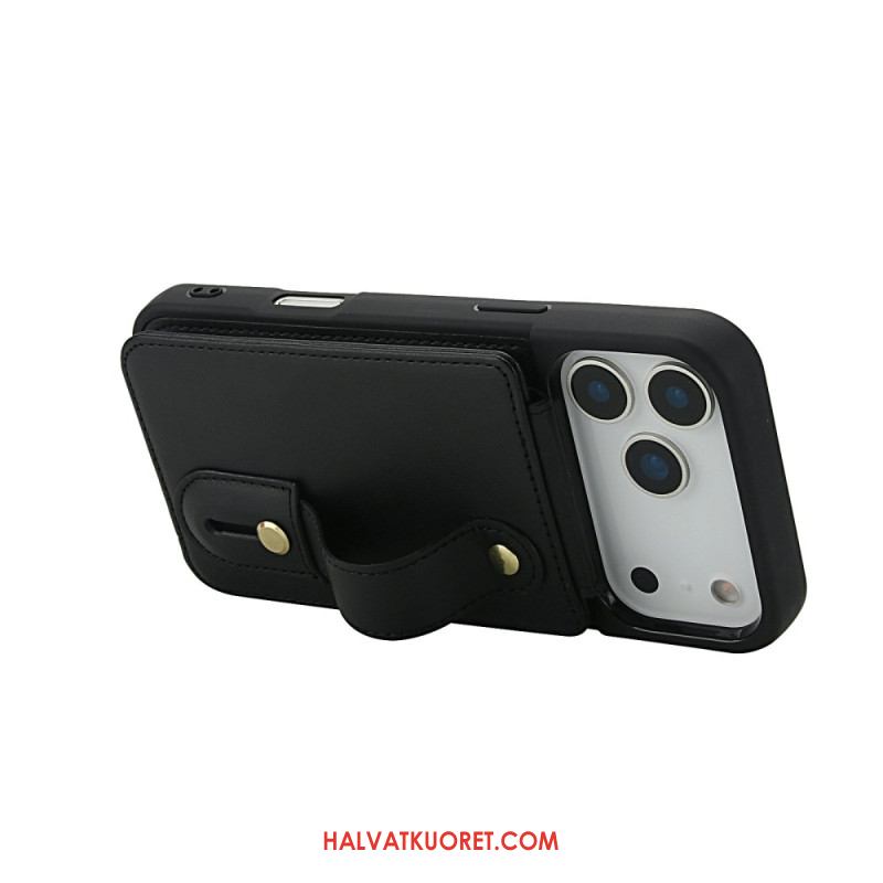 Kuori iPhone 17 Pro Max Korttikotelo Ja Olkahihna