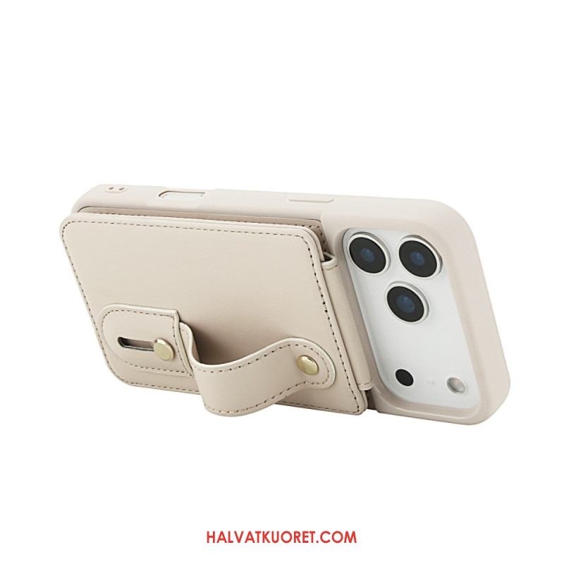 Kuori iPhone 17 Pro Max Korttikotelo Ja Olkahihna