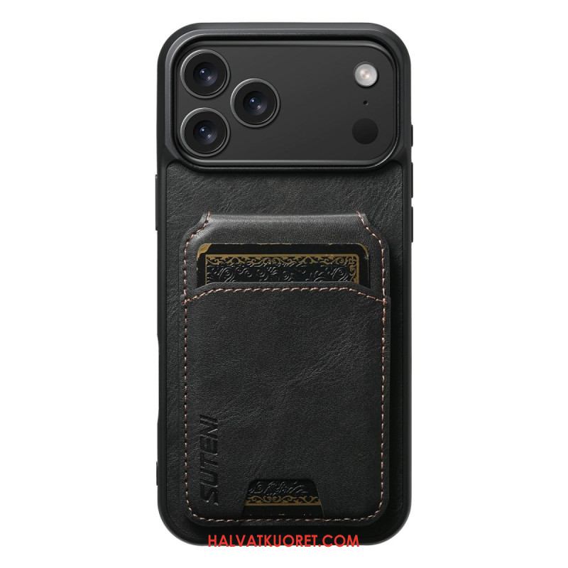 Kuori iPhone 17 Pro Max Vahakuvioitu Korttikotelo Suteni