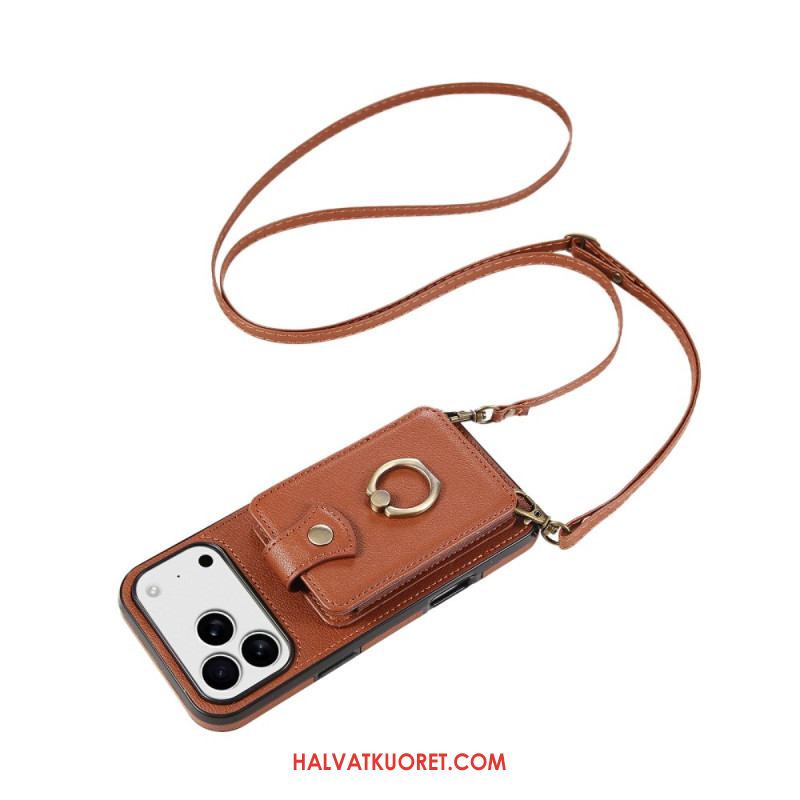 Kuori iPhone 17 Pro Monikorttikotelo Ja Olkahihna