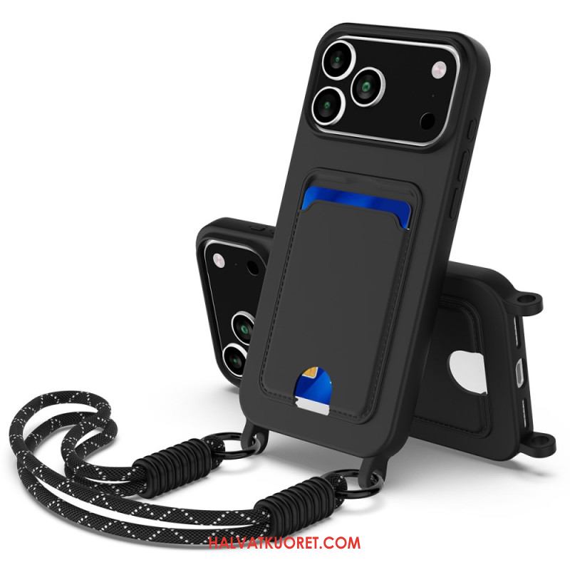 Kuori iPhone 17 Pro Narullinen Korttikotelo Suojakuori