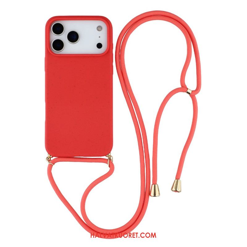 Kuori iPhone 17 Pro Silikoninauha