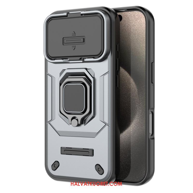 Kuori iPhone 17 Pro Sormuskotelo Linssinsuojalla Suojakuori