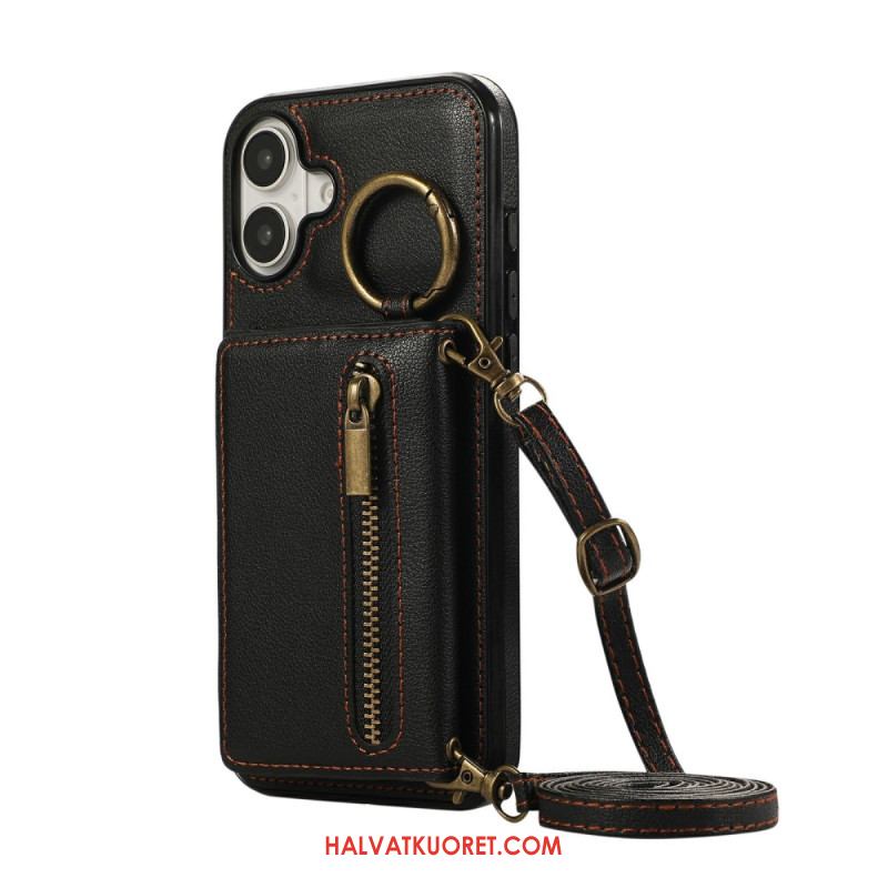 Kuori iPhone 17 Vetoketjullinen Lompakko