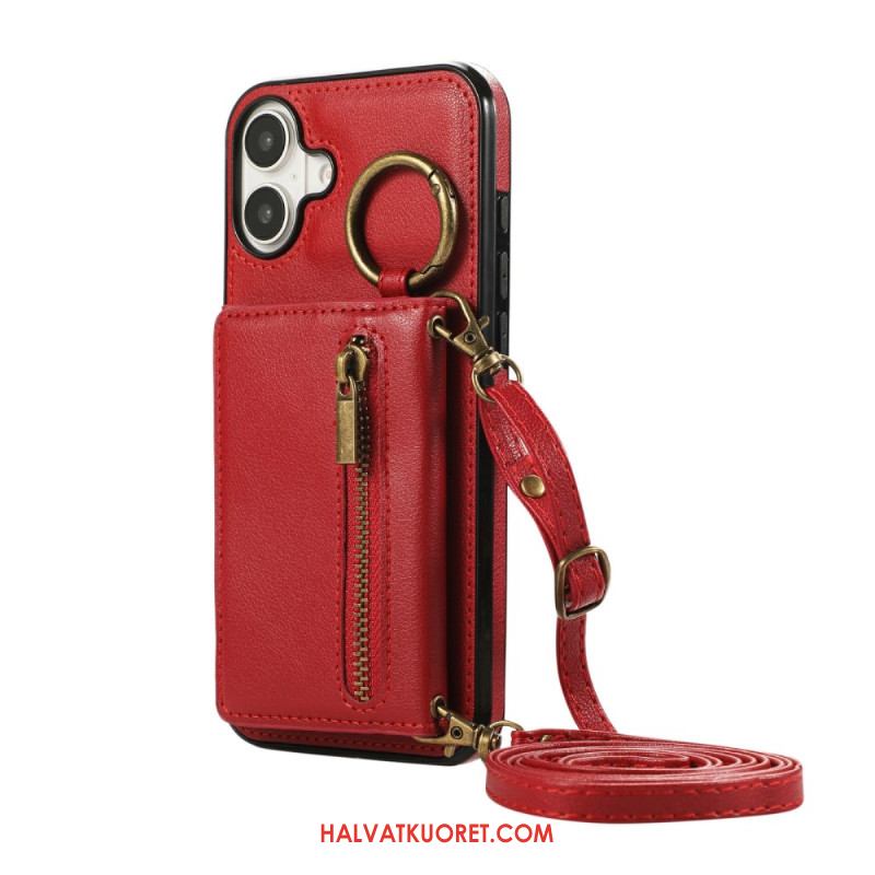 Kuori iPhone 17 Vetoketjullinen Lompakko