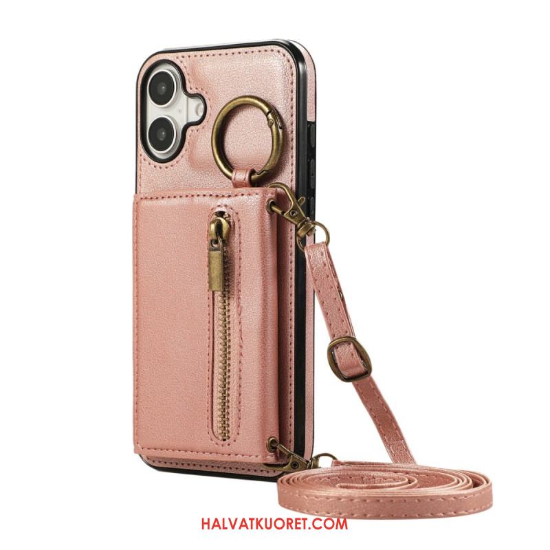 Kuori iPhone 17 Vetoketjullinen Lompakko