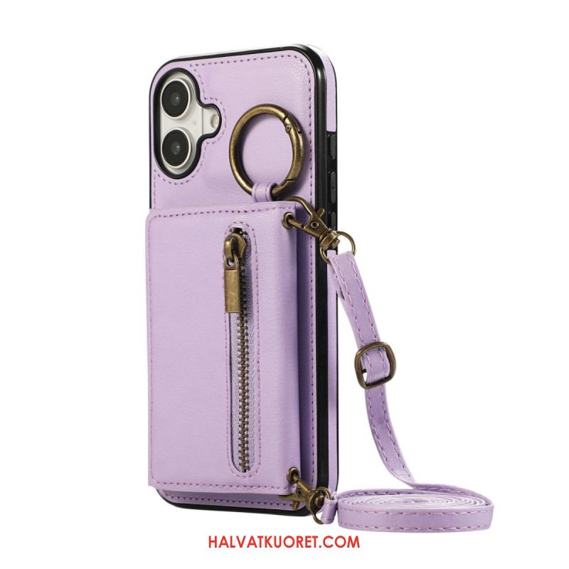 Kuori iPhone 17 Vetoketjullinen Lompakko