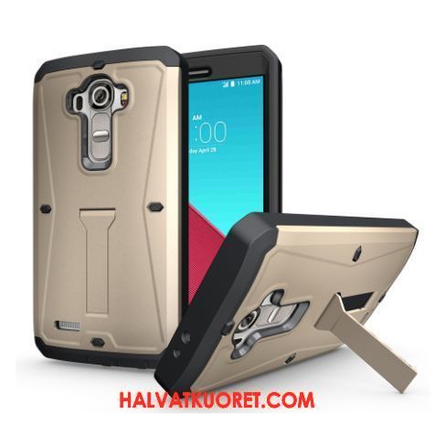 Lg G4 Kuoret Kotelo Panssari Musta, Lg G4 Kuori Silikoni Tuki
