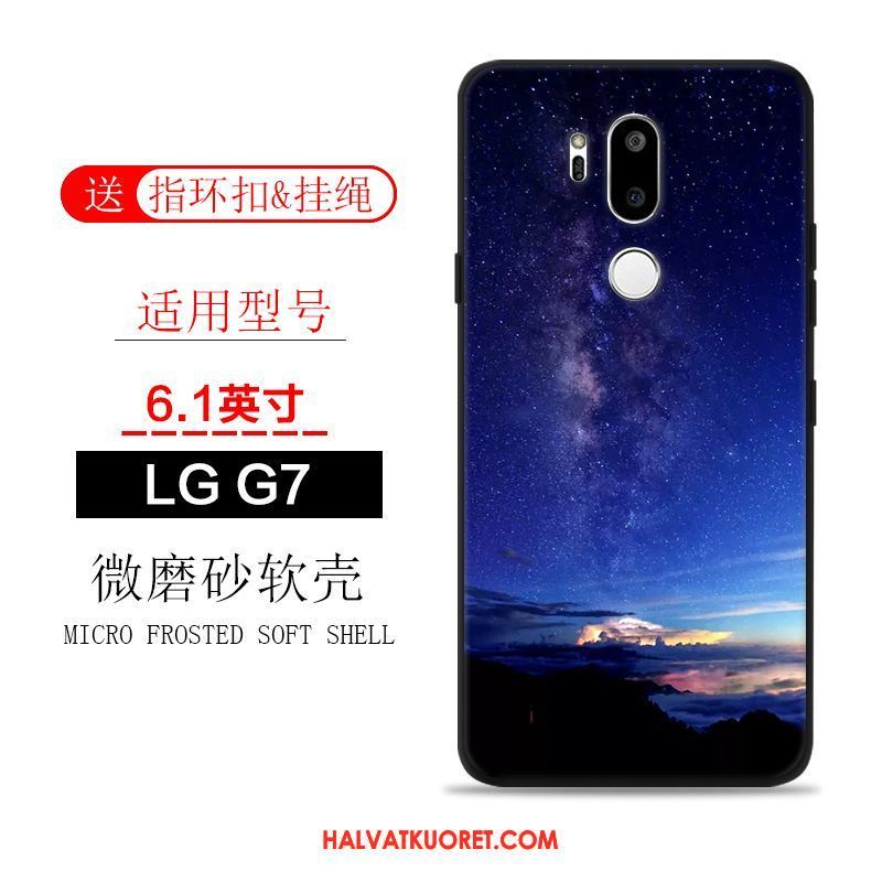 Lg G7 Thinq Kuoret Murtumaton Luova Pehmeä Neste, Lg G7 Thinq Kuori Musta