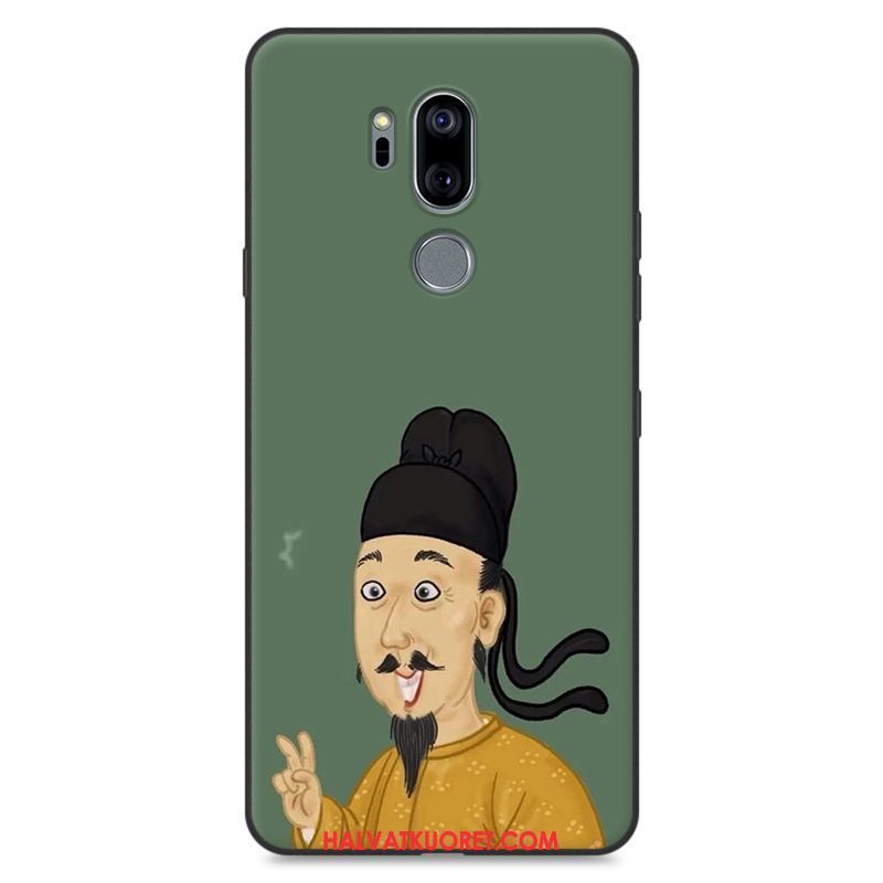 Lg G7 Thinq Kuoret Rakastunut Suojaus Pehmeä Neste, Lg G7 Thinq Kuori Harmaa Murtumaton