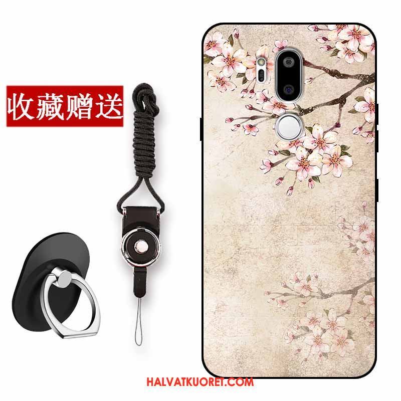 Lg G7 Thinq Kuoret Silikoni All Inclusive, Lg G7 Thinq Kuori Sininen Murtumaton