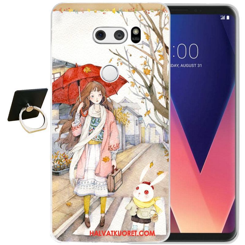 Lg V30 Kuoret Pehmeä Neste Kohokuviointi, Lg V30 Kuori Sarjakuva Suojaus