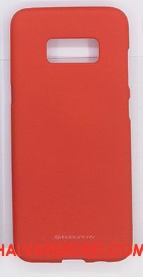 Lg V30 Kuoret Pesty Suede Punainen Kotelo, Lg V30 Kuori Silikoni