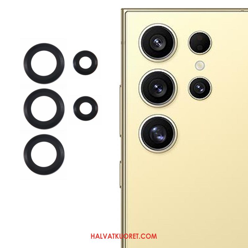 Metallinen Linssin Suojus Samsung Galaxy S25 Ultra 5g Galvanoitu Ja Karkaistu Lasi