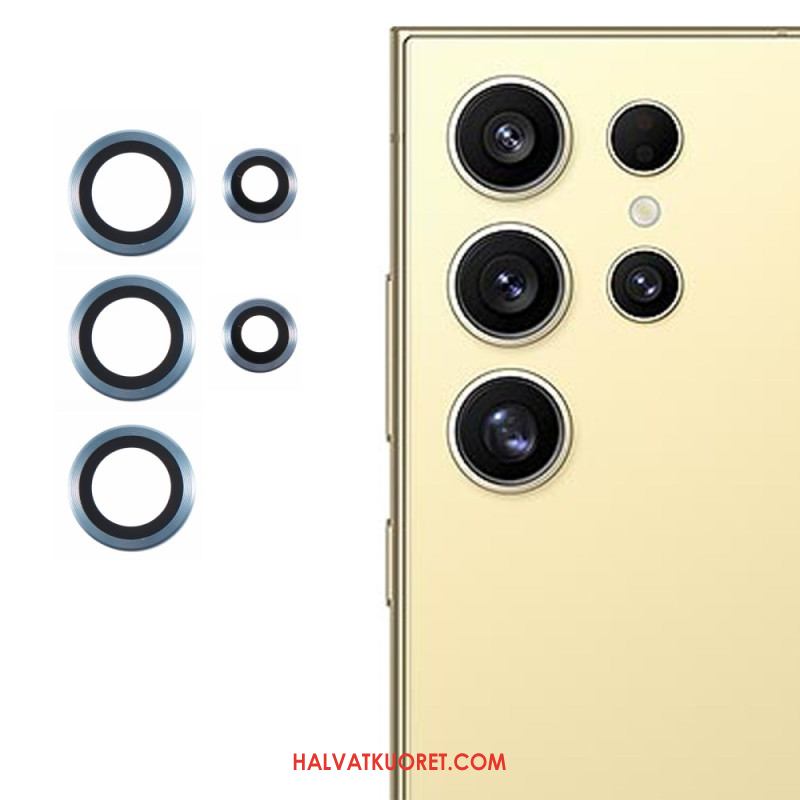 Metallinen Linssin Suojus Samsung Galaxy S25 Ultra 5g Galvanoitu Ja Karkaistu Lasi
