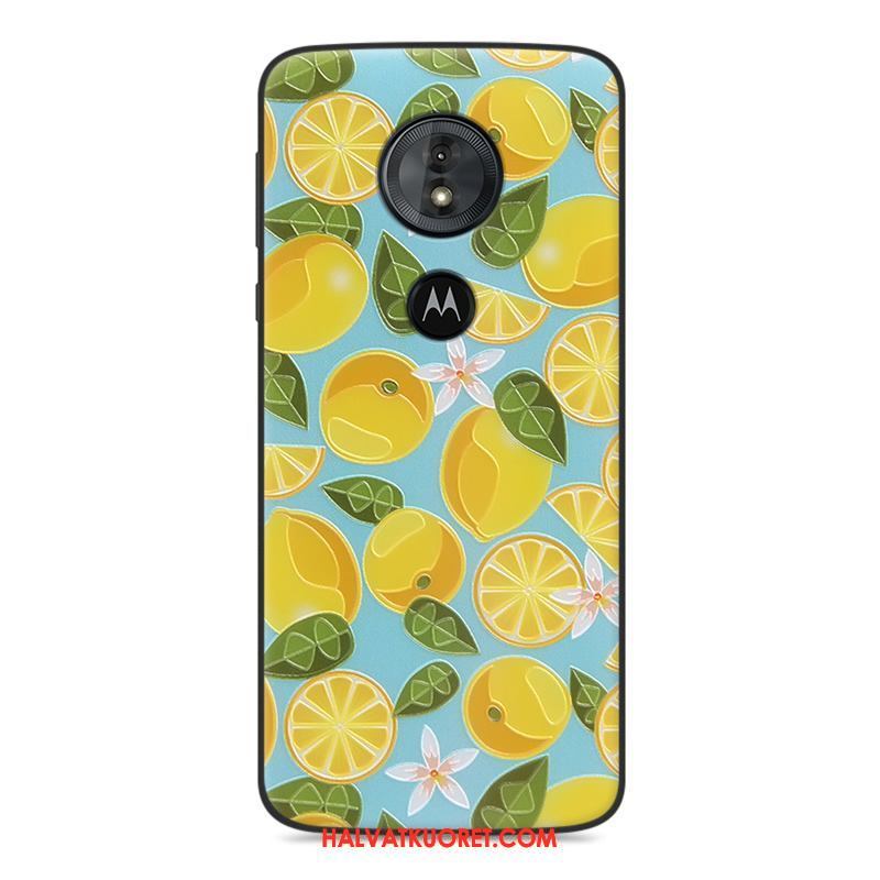 Moto E5 Kuoret Kohokuviointi Silikoni Monivärinen, Moto E5 Kuori Kotelo