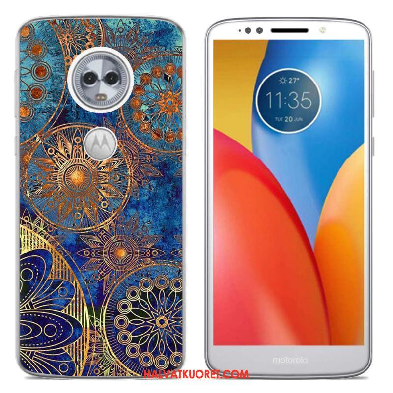 Moto E5 Kuoret Kotelo Rakastunut Sarjakuva, Moto E5 Kuori Silikoni Yksinkertainen