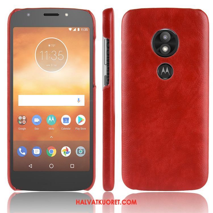 Moto E5 Kuoret Kova Vuosikerta Suojaus, Moto E5 Kuori Nahka Murtumaton