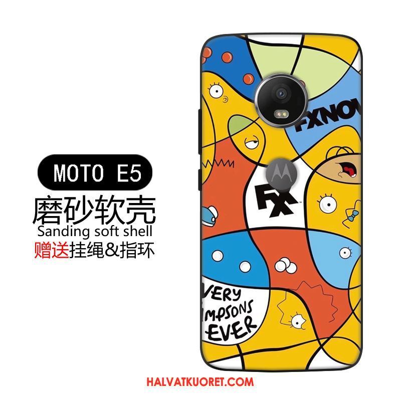 Moto E5 Kuoret Pesty Suede Murtumaton All Inclusive, Moto E5 Kuori Kotelo