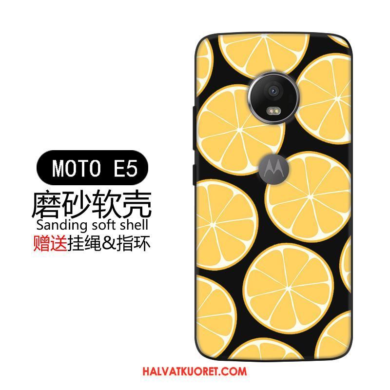 Moto E5 Kuoret Pesty Suede Murtumaton All Inclusive, Moto E5 Kuori Kotelo