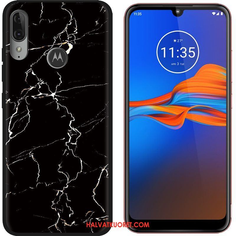 Moto E6 Plus Kuoret Vihreä Kotelo Puhelimen, Moto E6 Plus Kuori Pesty Suede Luova