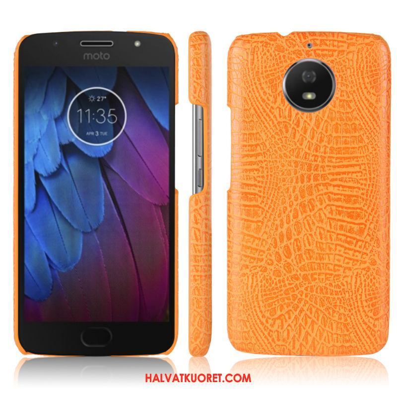 Moto G5s Kuoret Nahka Suojaus, Moto G5s Kuori Kotelo Krokotiili