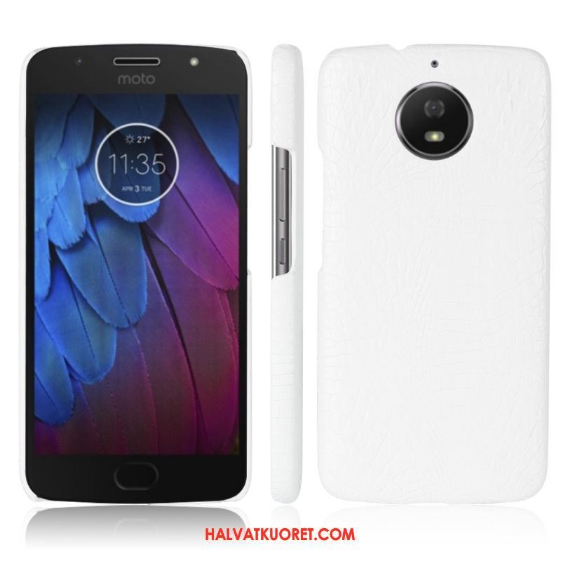 Moto G5s Kuoret Nahka Suojaus, Moto G5s Kuori Kotelo Krokotiili