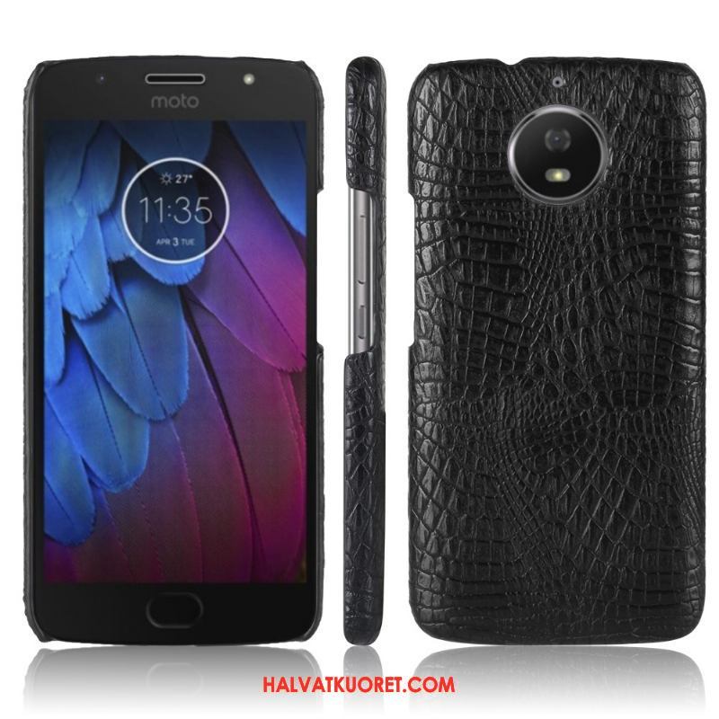 Moto G5s Kuoret Nahka Suojaus, Moto G5s Kuori Kotelo Krokotiili