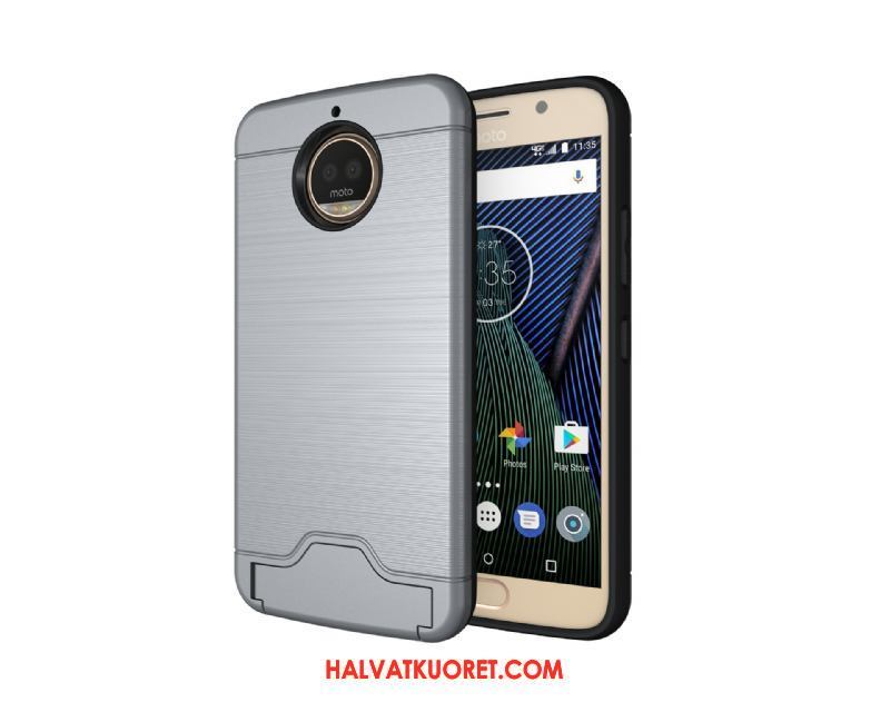Moto G5s Plus Kuoret Tuki Johdin Kotelo, Moto G5s Plus Kuori Vihreä
