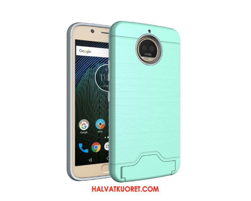 Moto G5s Plus Kuoret Tuki Johdin Kotelo, Moto G5s Plus Kuori Vihreä