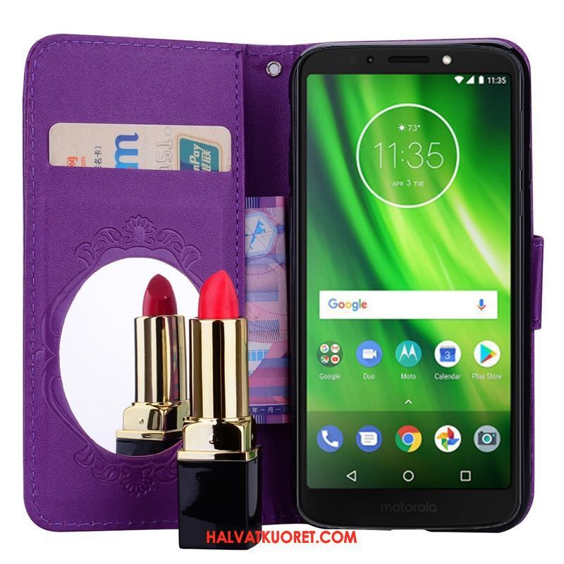 Moto G6 Kuoret All Inclusive Murtumaton, Moto G6 Kuori Puhelimen Nahkakotelo