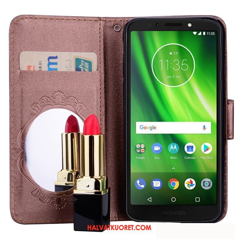 Moto G6 Kuoret All Inclusive Murtumaton, Moto G6 Kuori Puhelimen Nahkakotelo