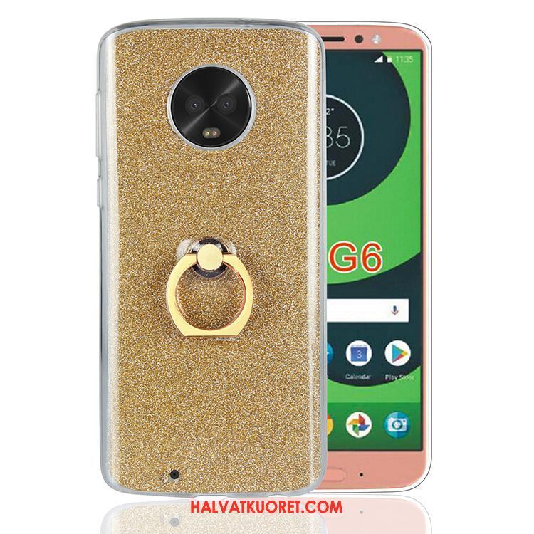 Moto G6 Kuoret Jauhe Sininen, Moto G6 Kuori Musta Tuki