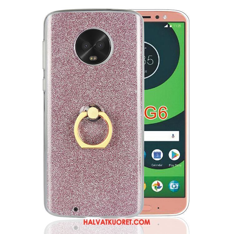 Moto G6 Kuoret Jauhe Sininen, Moto G6 Kuori Musta Tuki