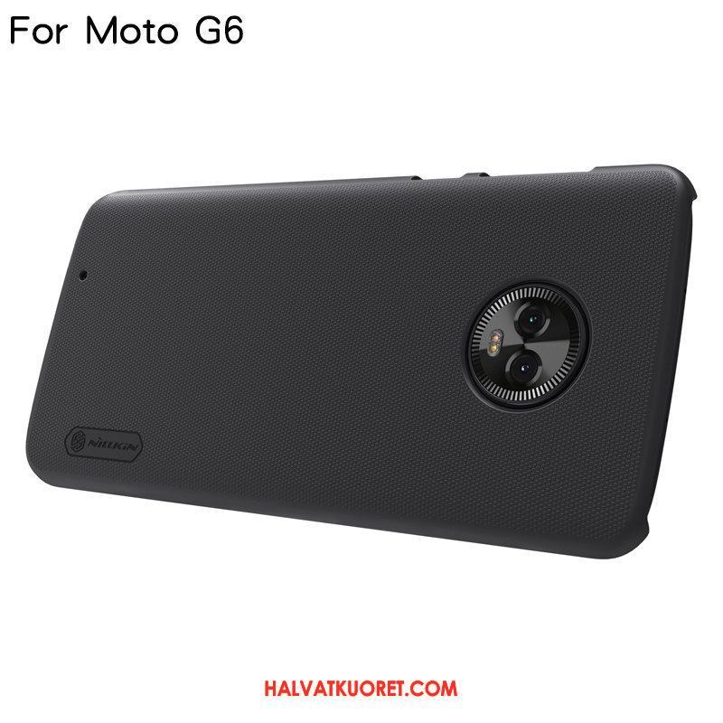 Moto G6 Kuoret Kulta Kotelo Suojaus, Moto G6 Kuori Kova Musta