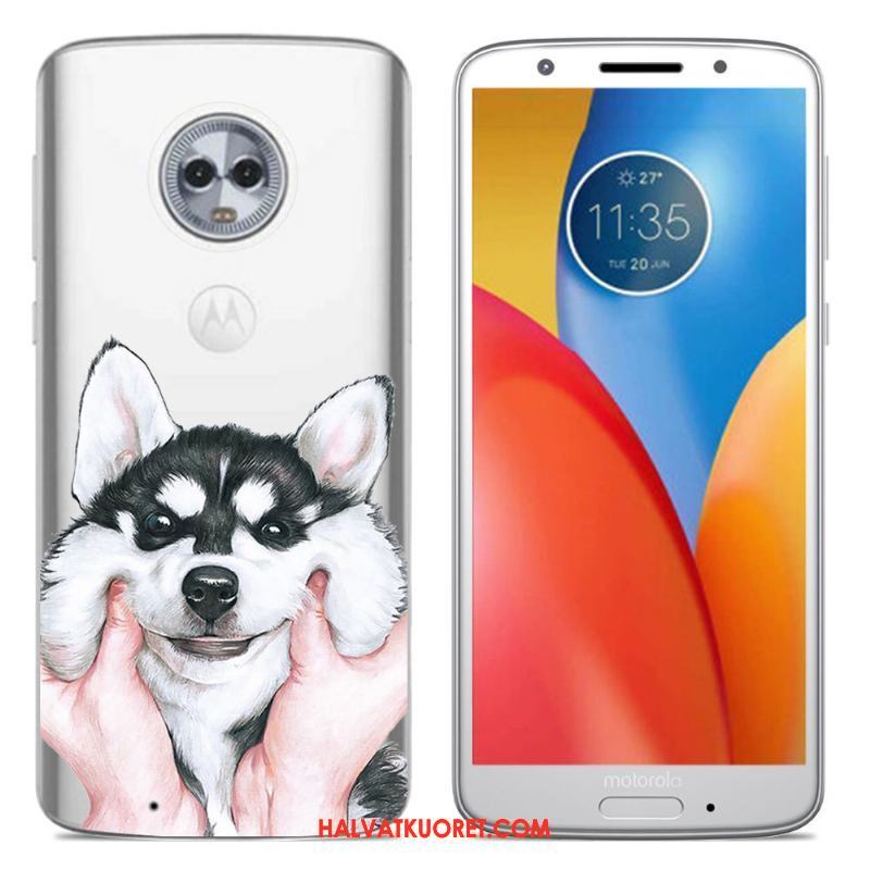 Moto G6 Kuoret Silikonikuori 说 Pehmeä Neste, Moto G6 Kuori Harmaa Luova