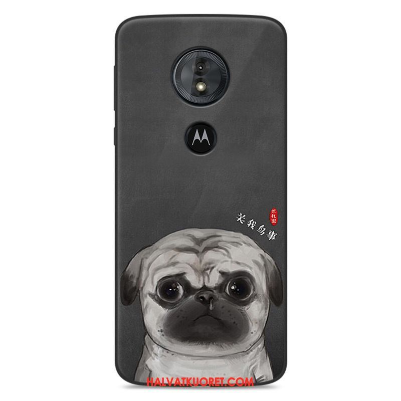 Moto G6 Play Kuoret Harmaa Silikoni Luova, Moto G6 Play Kuori Trendi Hauska